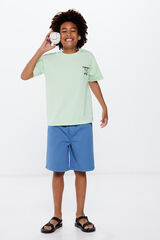 Springfield Kids Bermudas algod&atilde;o rapaz azul