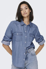 JDY Camisa denim azul