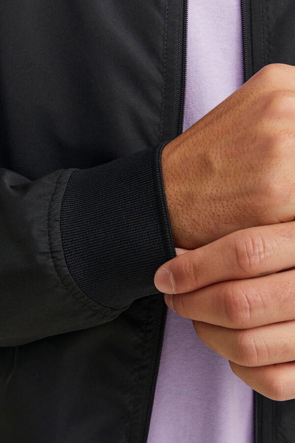 Jack & Jones B&oacute;mber cremallera negro