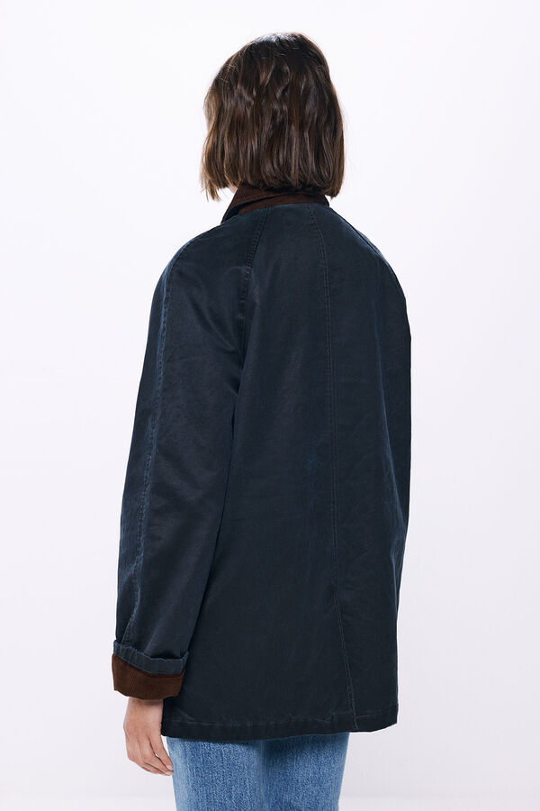 Springfield Parka encerada azul