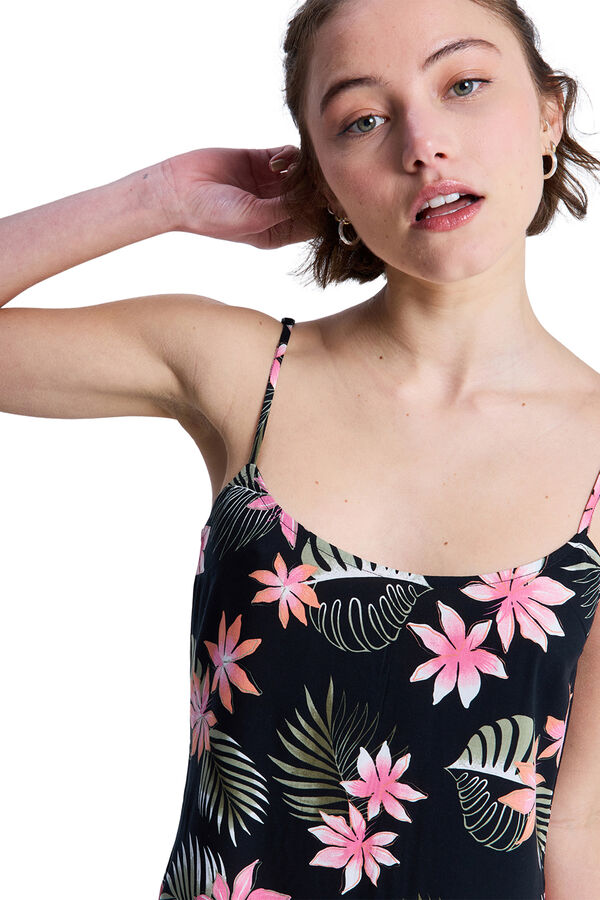 Roxy Vestido con tirantes estampado