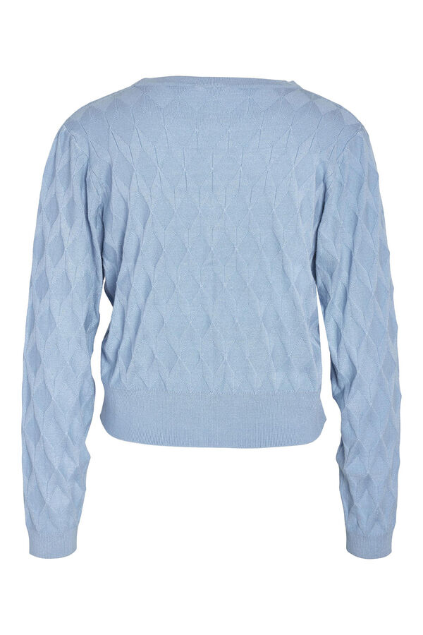 Noisy May C&aacute;rdigan de punto de viscosa azul