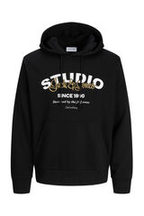 Jack & Jones Sudadera con capucha studio negro