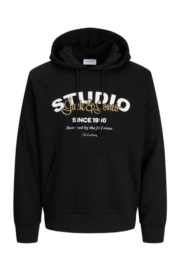 Jack & Jones Sudadera con capucha studio negro