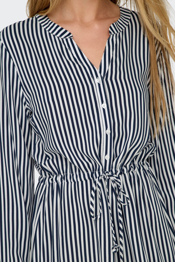 JDY Vestido de manga comprida azul