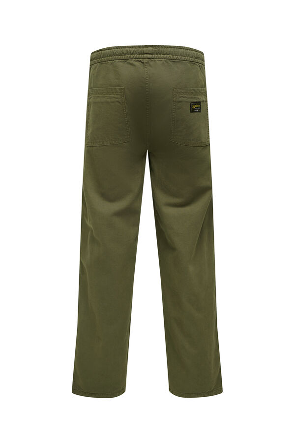 Only & Sons Pantal&oacute;n largo recto verde