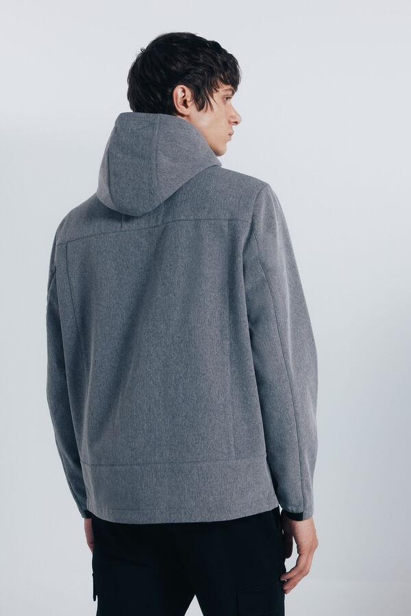 Springfield Parka t&eacute;cnica shofshell cinzento