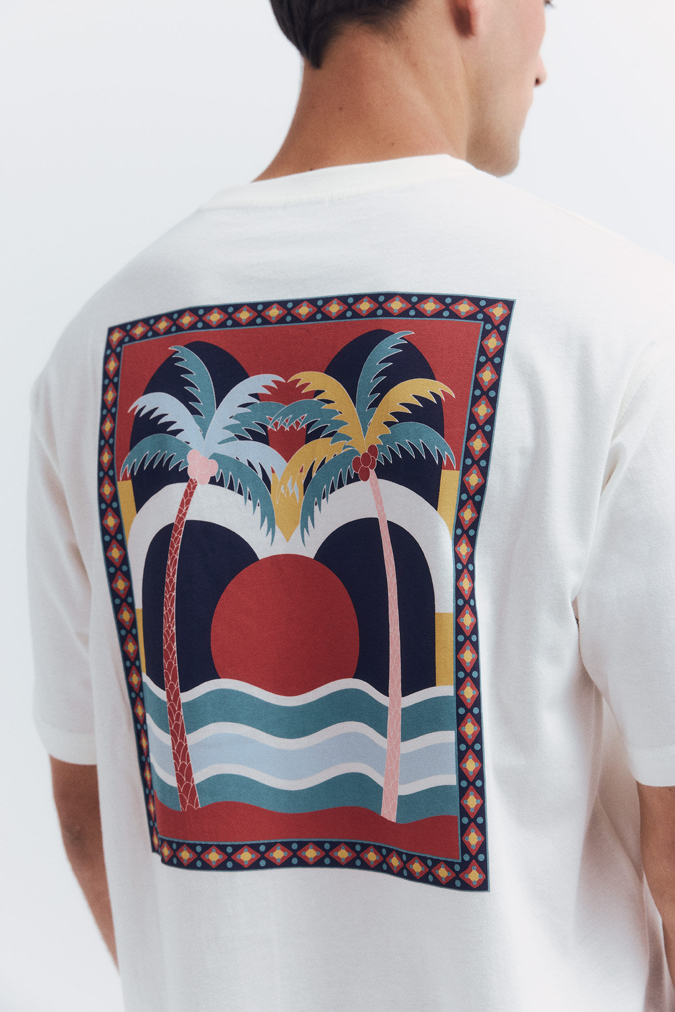 Springfield Camiseta palmeras