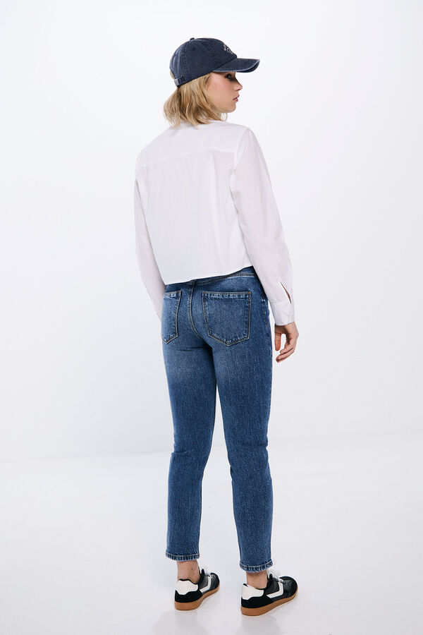 Springfield Jeans Mom azul