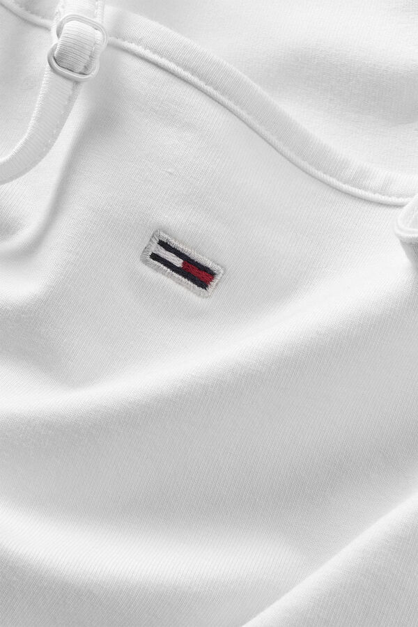 Tommy Jeans Top de tirantes de mujer Tommy Jeans blanco