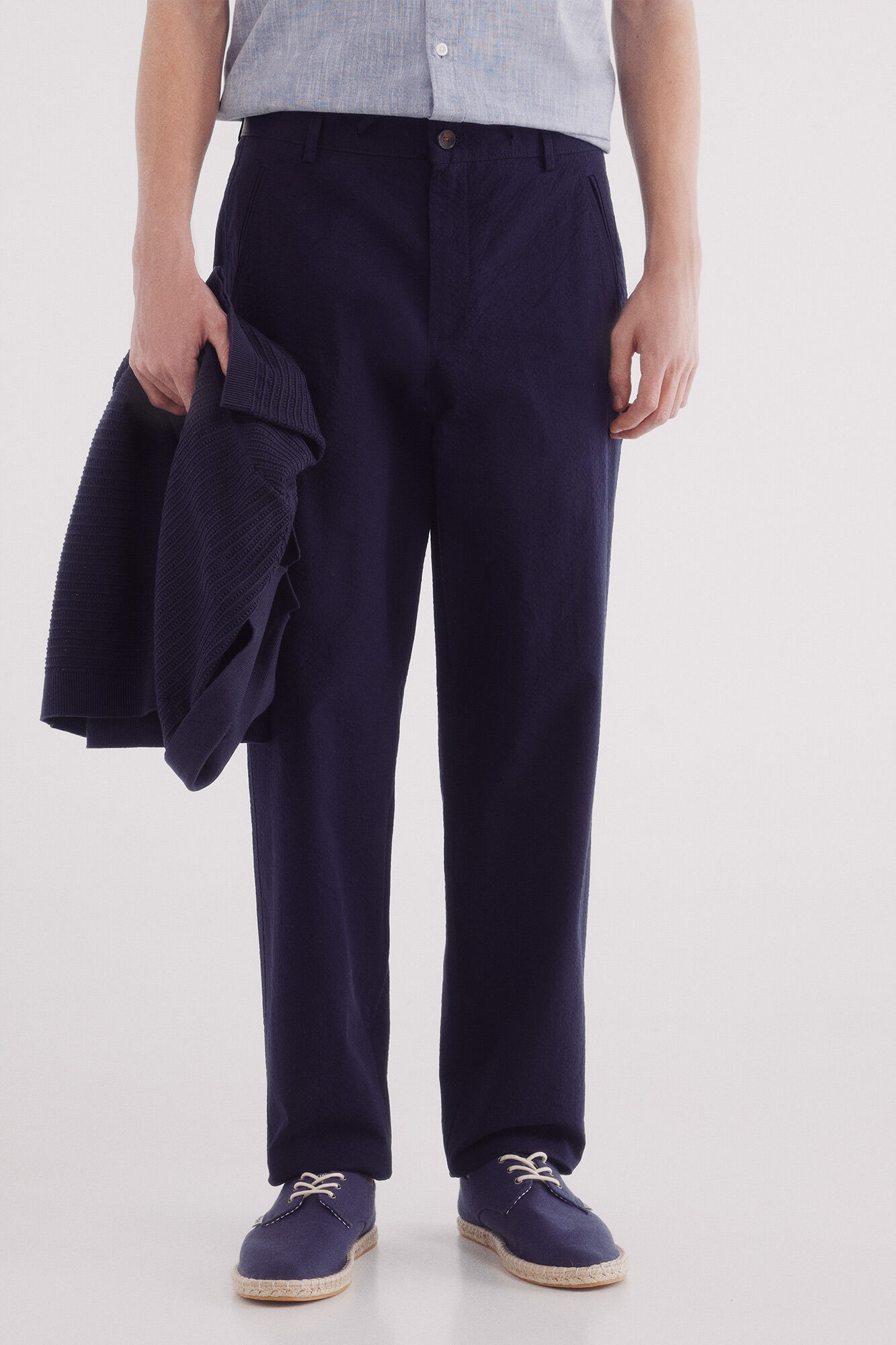 Springfield Cal&ccedil;as largas de seersucker