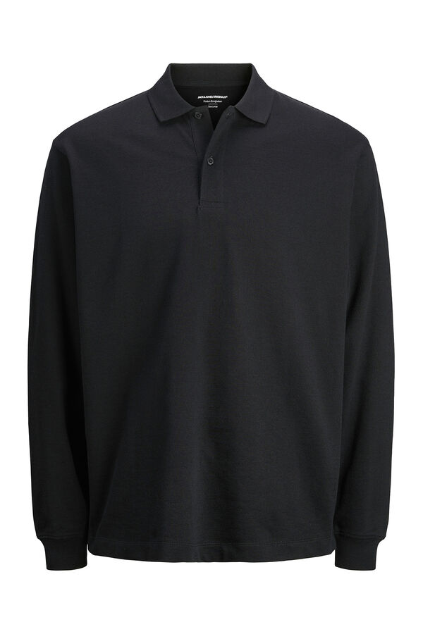 Jack & Jones Polo oversize negro