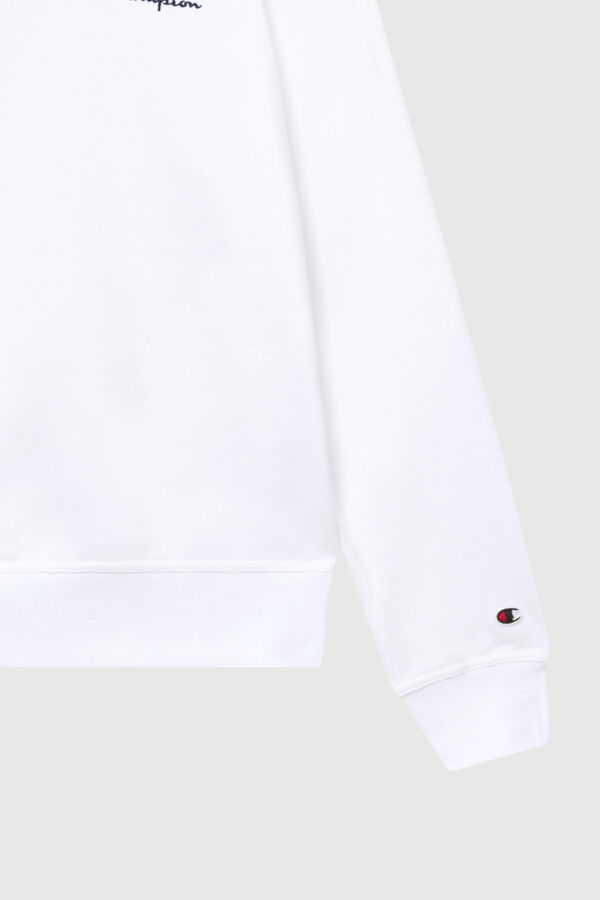 Champion Sweatshirt com gola caixa branco
