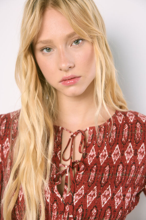 High Spirits Camisa Stella burdeos