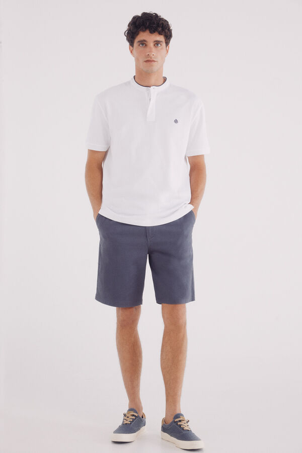 Springfield Polo mao piqué regular fit branco