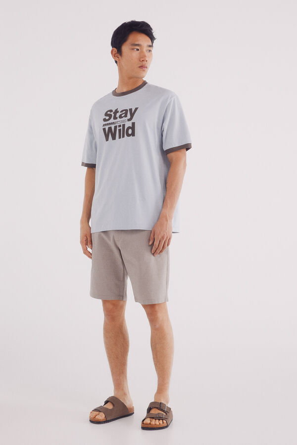 Springfield Bermuda estructura color comfort fit nude