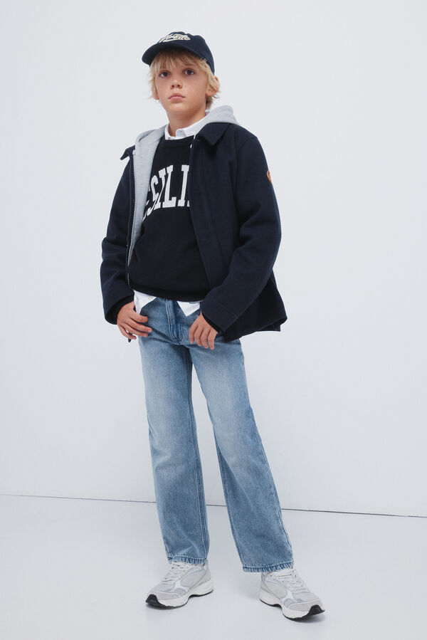 Springfield Kids Parka de pa&ntilde;o ni&ntilde;o azul