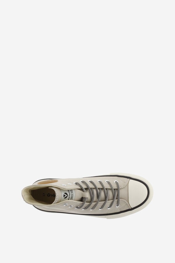 Victoria Zapatillas abotinadas de efecto piel nude