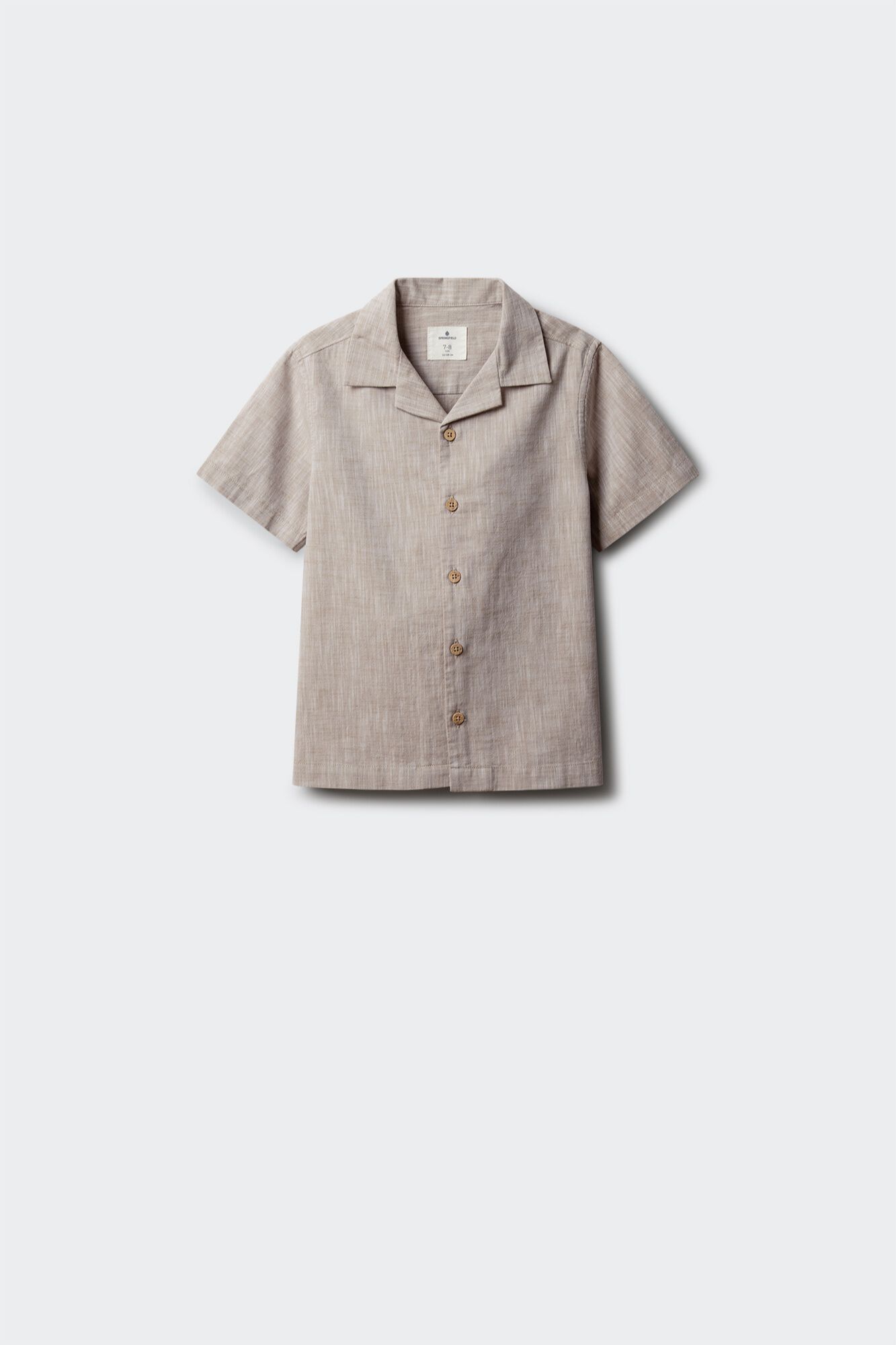 Springfield Kids Camisa manga corta estilo lino ni&ntilde;o
