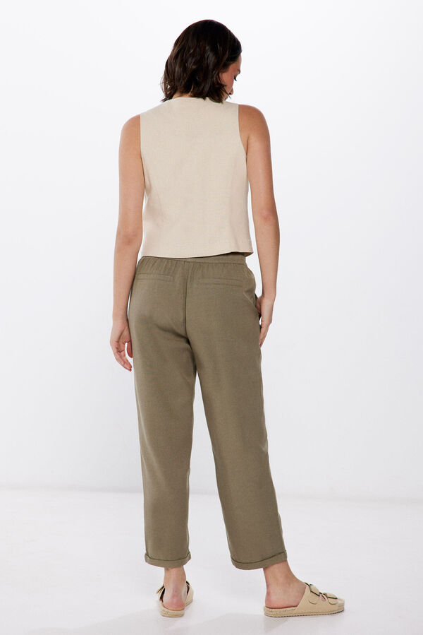 Springfield Cal&ccedil;as jogger algod&atilde;o lyocell bege