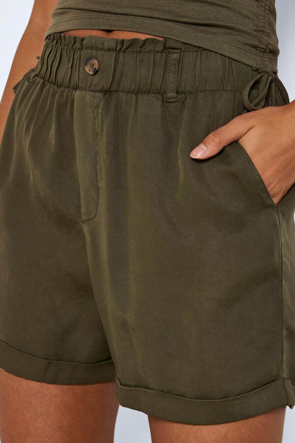 Springfield Lyocell Flowing Shorts caqui escuro