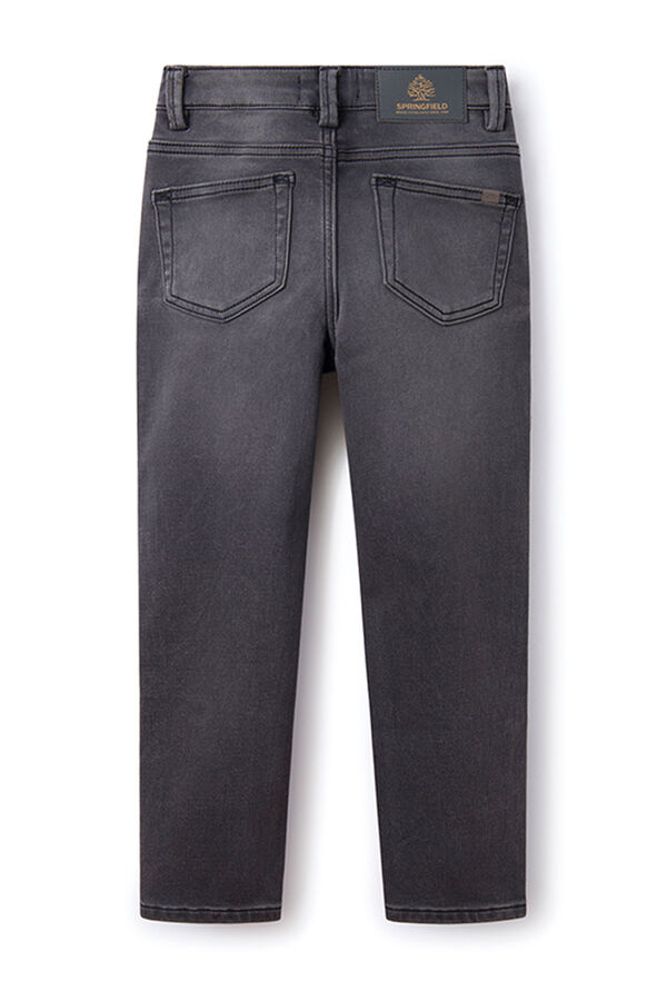 Springfield Kids Pantalon denim oscuro ni&ntilde;o negro