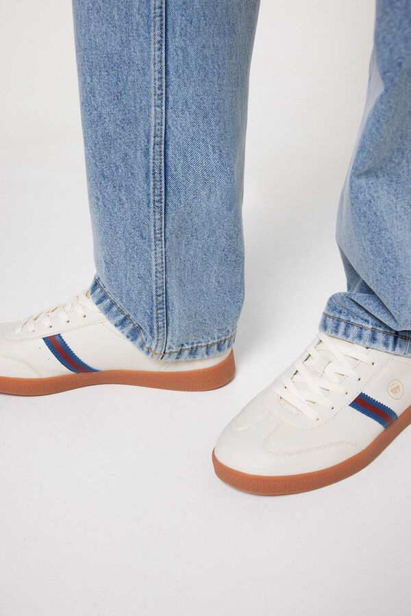 Springfield Jeans straight lavado medio azul