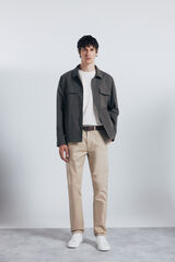 Springfield Cal&ccedil;as chino slim fit bege