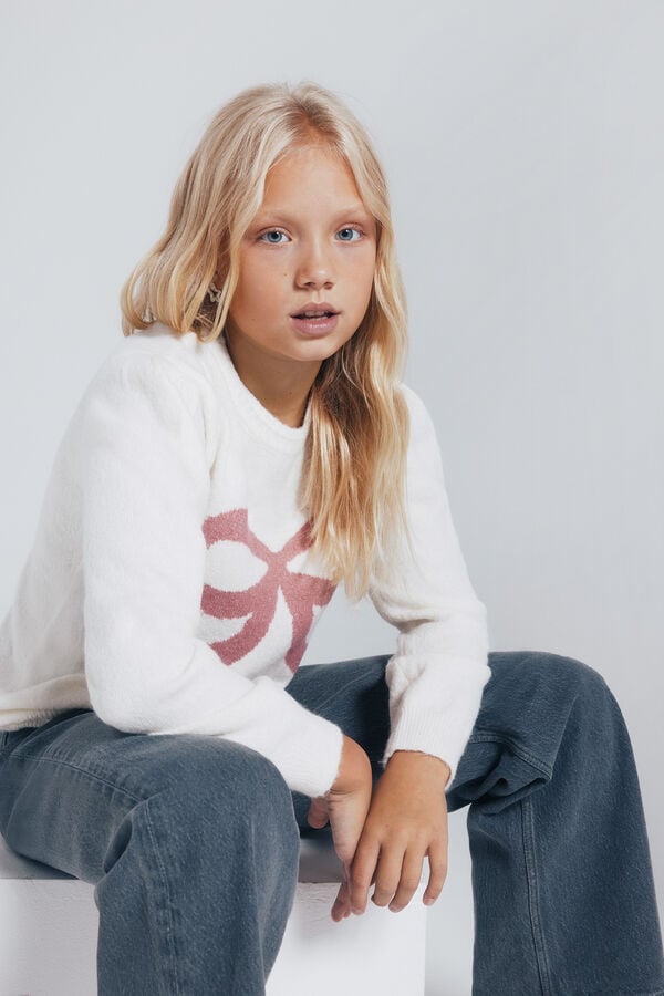 Springfield Kids Jersey lazo ni&ntilde;a beige