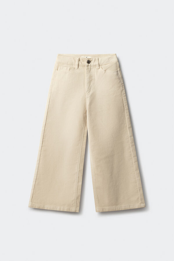 Springfield Kids Pantal&oacute;n Culotte micropana ni&ntilde;a blanco