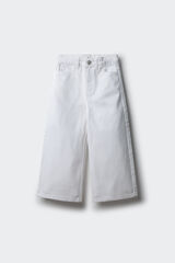 Springfield Kids Cal&ccedil;a culotte denim de menina branco