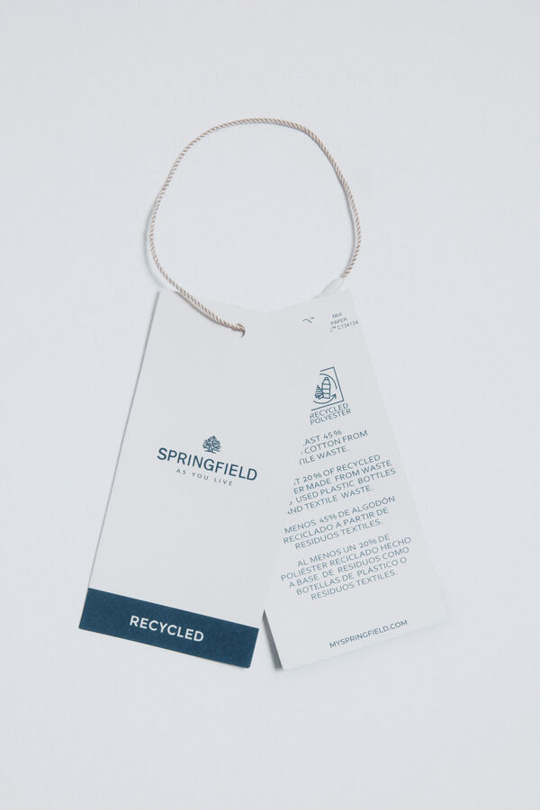 Springfield Jersey liso fantas&iacute;a torzal beige