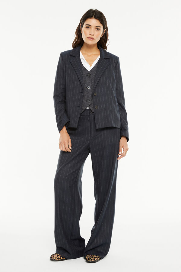 System Action risca de giz americana azul