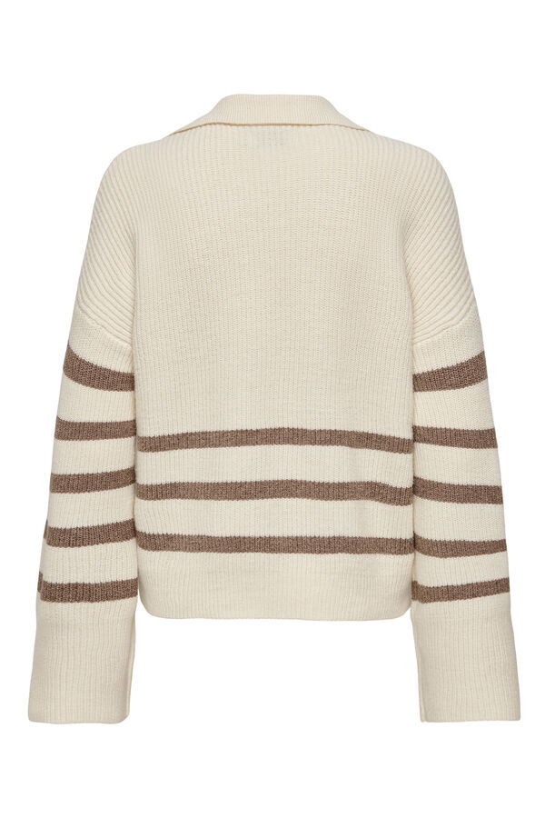 Only Jersey camisero blanco