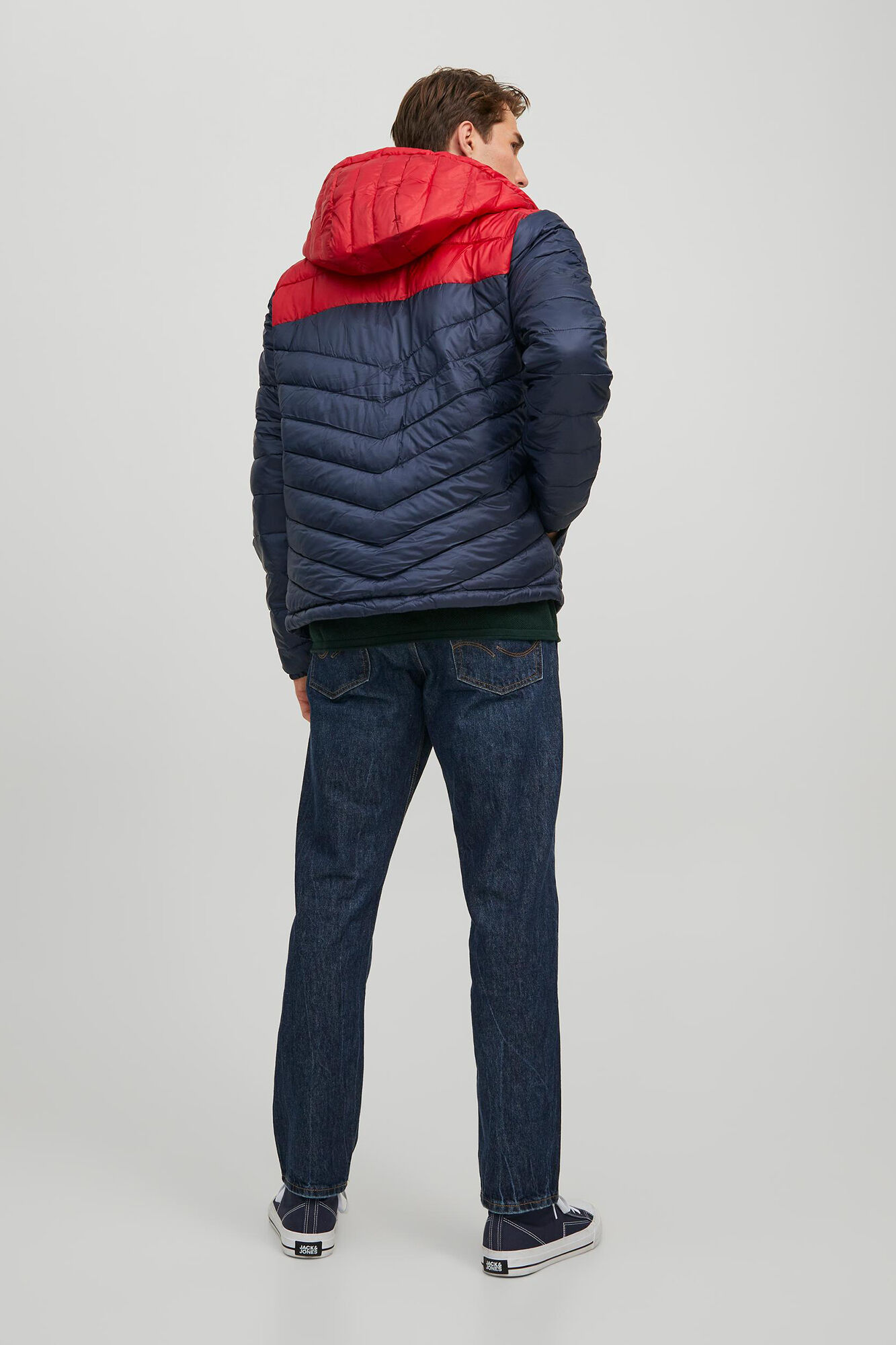 Jack & Jones Chaqueta acolchada tipo puffer con capucha