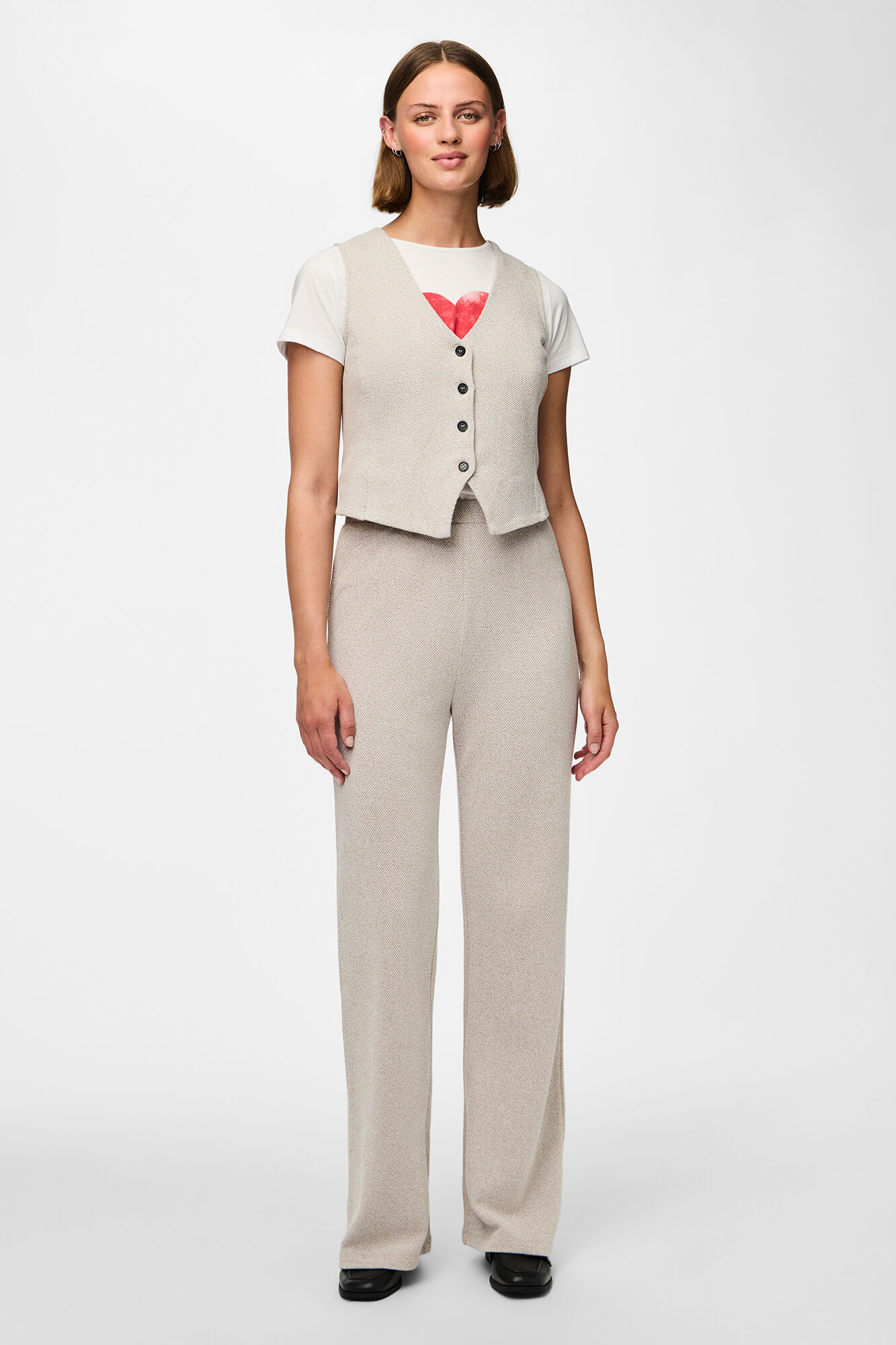 Pieces Chaleco de algod&oacute;n