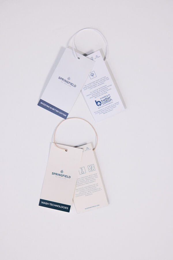 Springfield Jeans kick flare azul