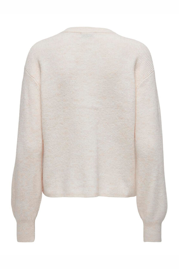 JDY Cardigan de manga larga nude