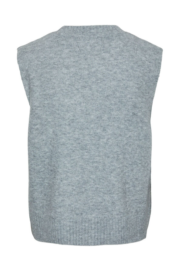 Pieces Chaleco de punto gris