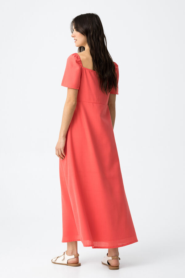 Tiffosi Vestido fluido borgonha