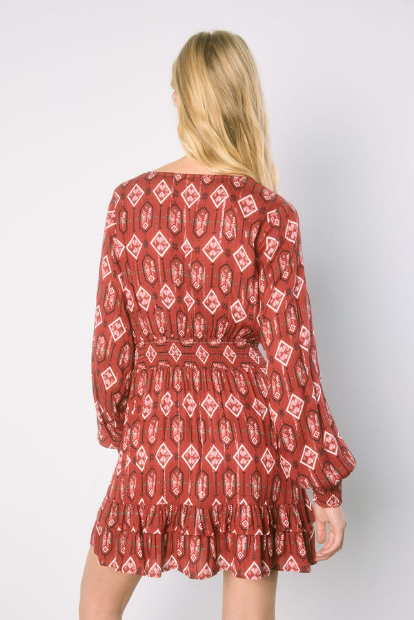 High Spirits Vestido Lisbon burdeos