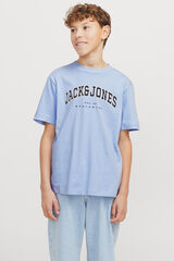 Jack & Jones Junior Camiseta estampada regular fit azul