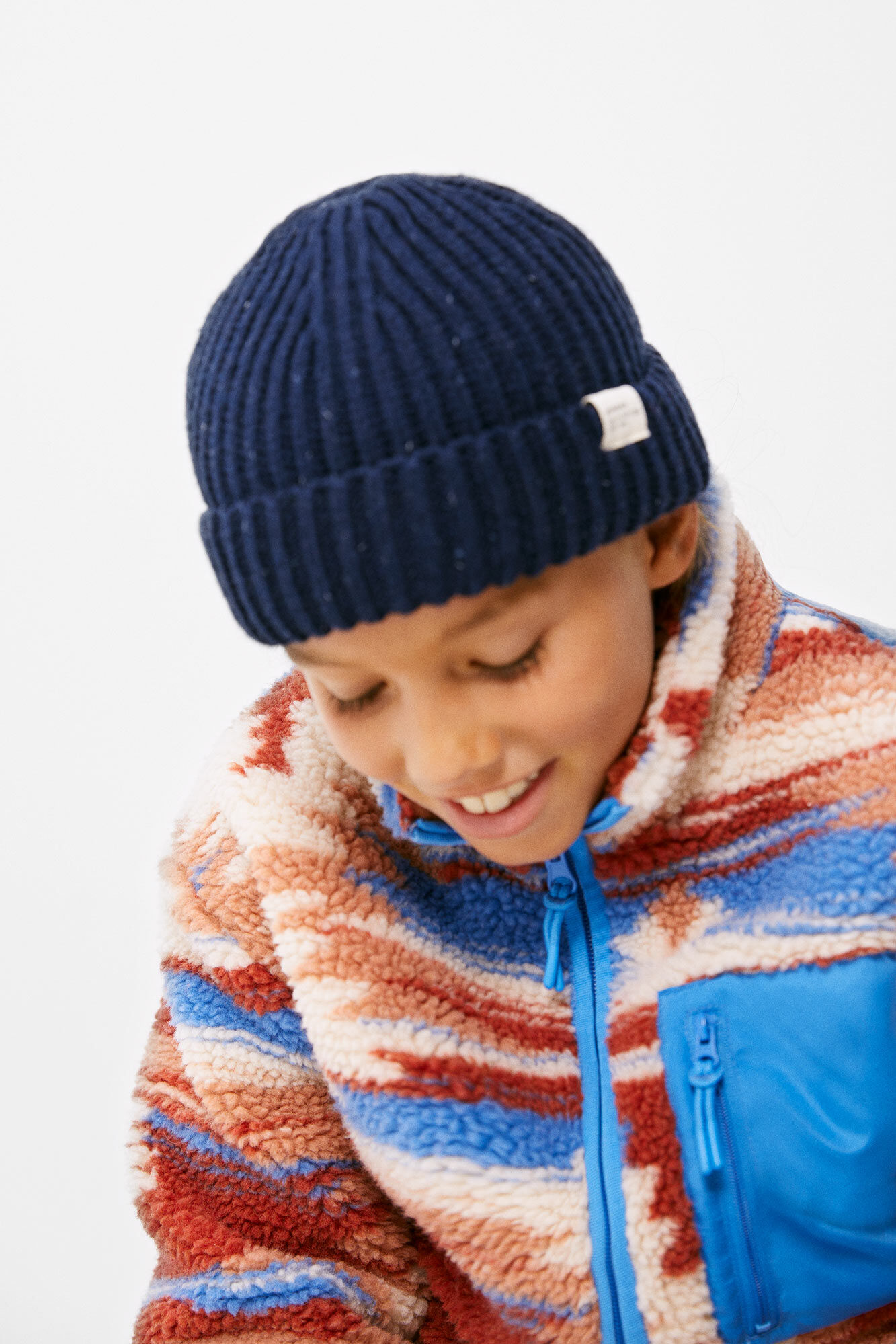 Springfield Kids Beanie malha jaspeada menino