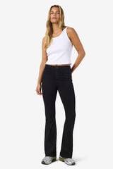 Noisy May Jeans acampanados pretos preto