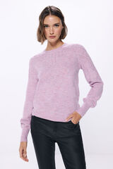 Springfield Jersey detalles pointelle morado/lila