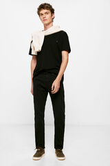 Springfield Pantalón 5 bolsillos color slim lavado negro