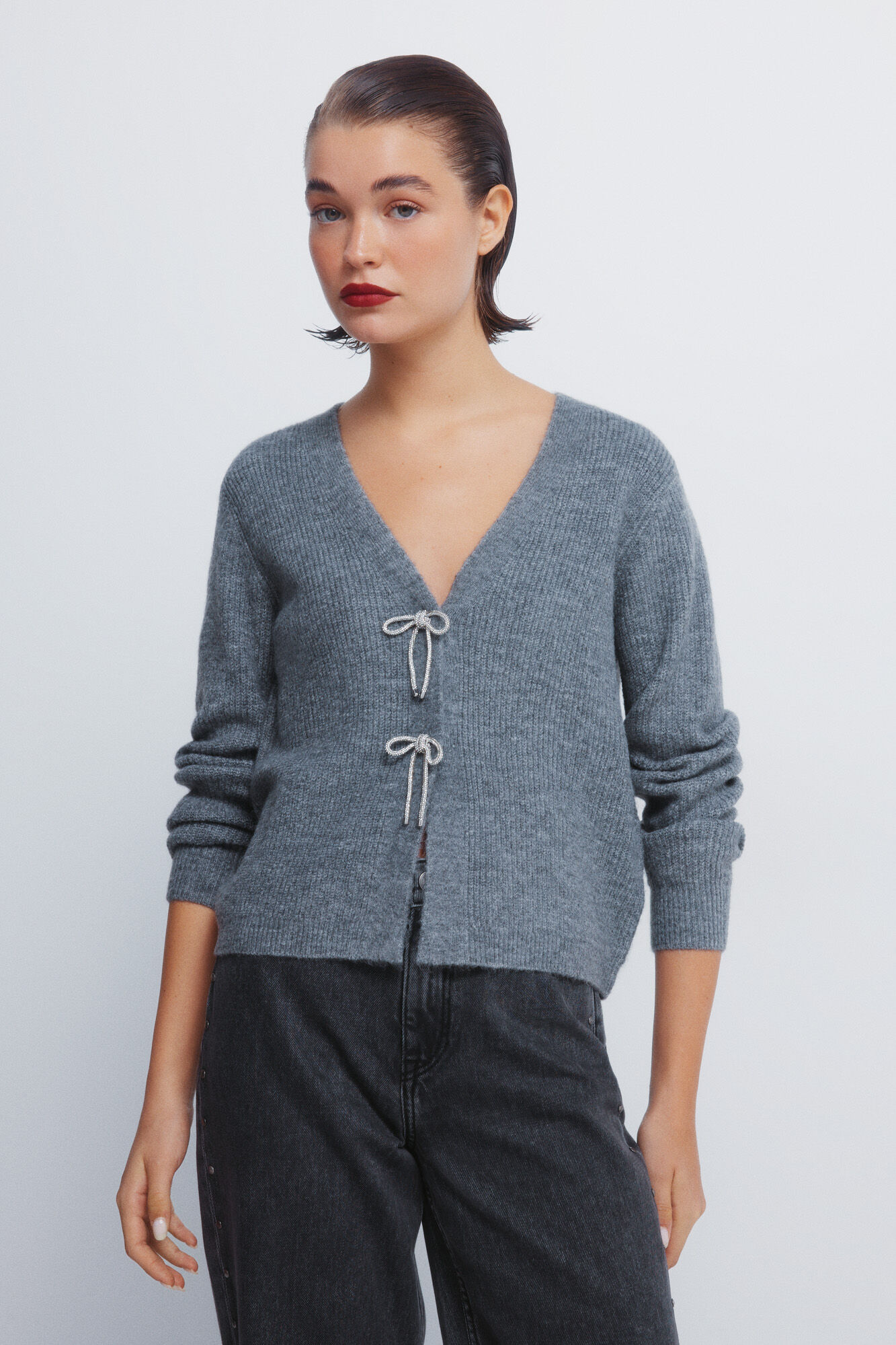 Springfield Cardigan lazos brillo