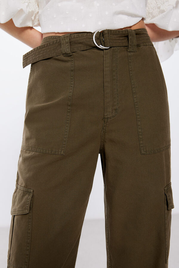 High Spirits Calças Eleven Caqui escuro