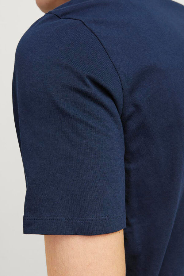 Jack & Jones Camiseta est&aacute;ndar fit azul