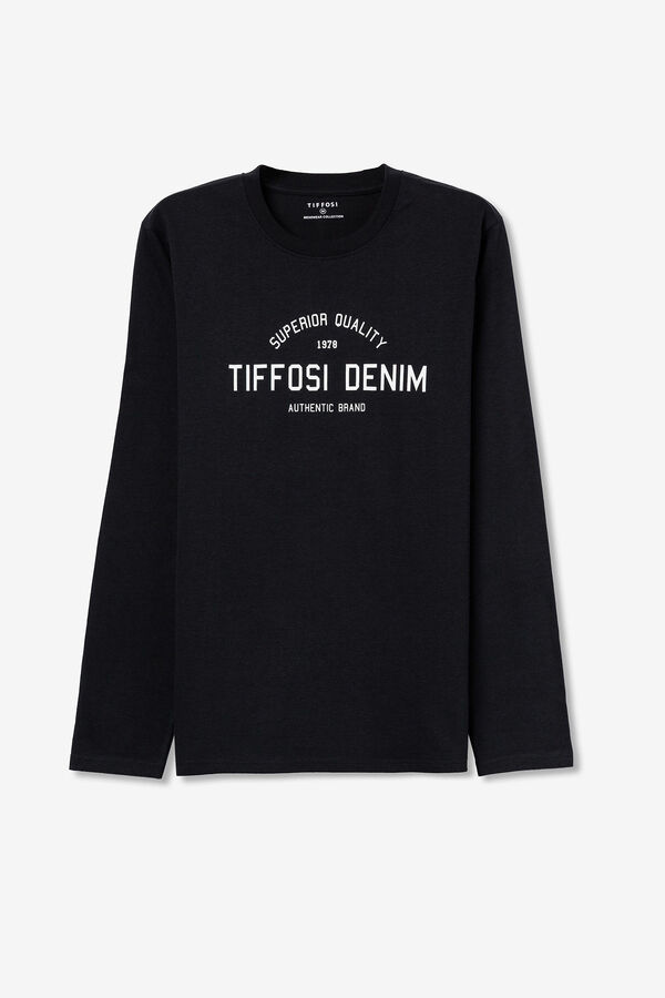 Tiffosi T-shirt tato suave com estampado floral azul